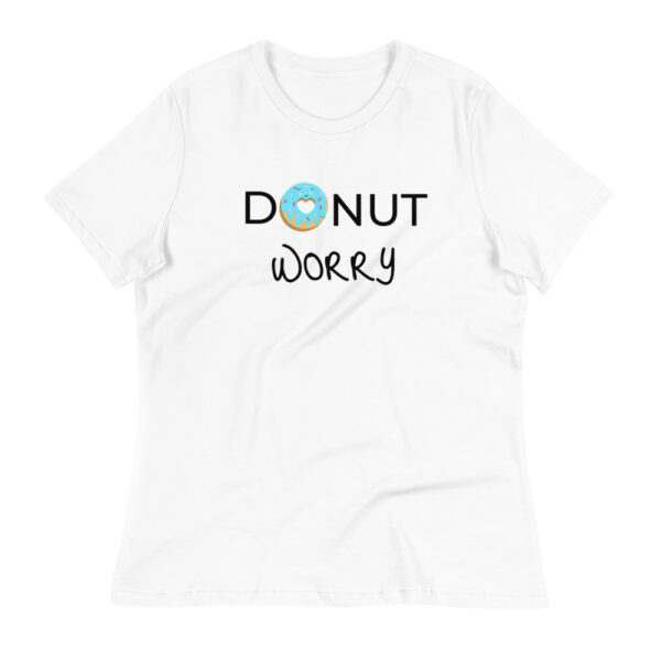 Damen-T-Shirt “Donut worry”